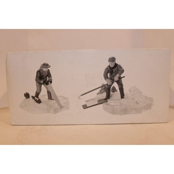 Dept 56 New England Village - Blue Star Ice Harvesters - Picture 6 of 6